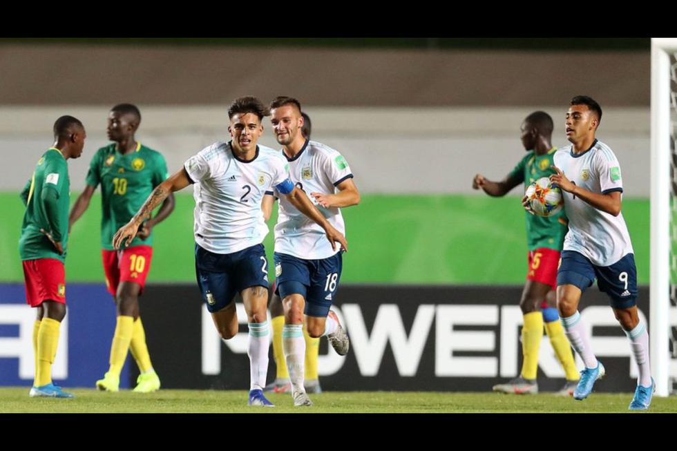 Argentina derrotó a Camerún y domina el Grupo E del Mundial Sub 17 2019.