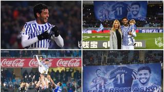 Último día de Carlos Vela en Real Sociedad: homenaje, ovación y gol en la despedida