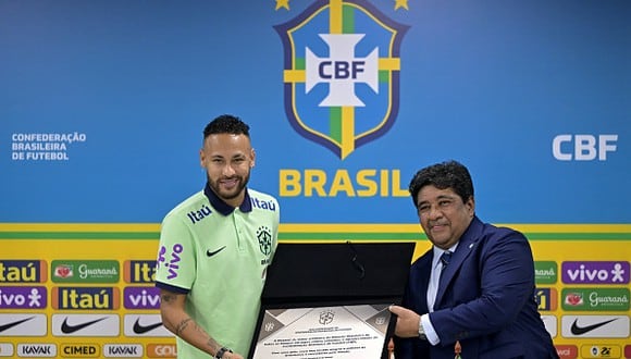 Neymar hizo un doblete en la victoria de Brasil sobre Bolivia por las Eliminatorias 2026. (Foto: Getty Images)