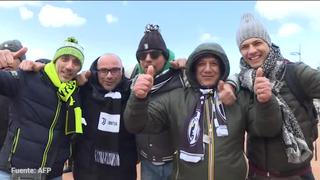 Hinchas de Juventus llegan a Francia a pesar de las advertencias del coronavirus