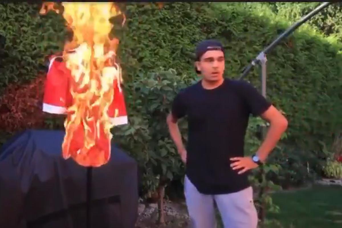 La verdad sobre el video viral de la camiseta quemada de Cristiano