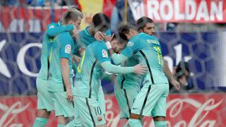 Messi salvó al Barcelona en los últimos minutos: catalanes derrotaron 2-1 al Atlético de Madrid