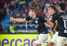 ¡Apareció la crema en Barranquilla! El gol de Corzo para el 1-0 de Universitario ante Junior