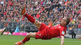 Bayern Munich: Ribéry marcó espectacular golazo de tijera al Frankfurt