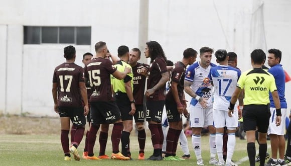 Universitario vs. Alianza Atlético en Sullana por el Torneo Apertura 2023. (Foto: Violeta Ayasta/GEC)