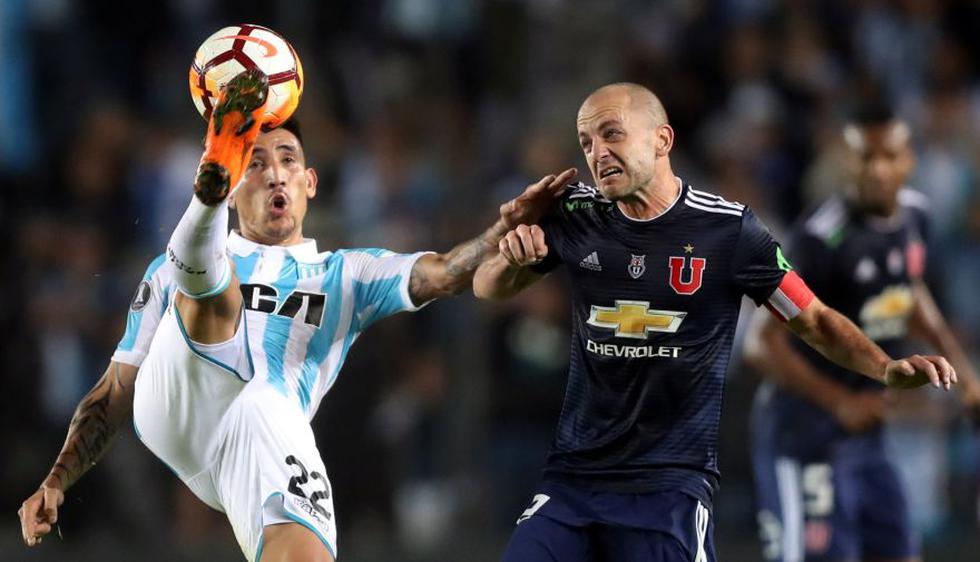 Racing Club vs. Universidad de Chile por la Copa Libertadores 2018. (Reuters / AP)