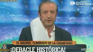 "Bale, a la calle": contundente discurso de Pedrerol tras eliminación del Real Madrid [VIDEO]