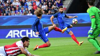 Se puso 'Gallito': Francia no tuvo piedad de Paraguay y le ganó 5-0 en partido amistoso