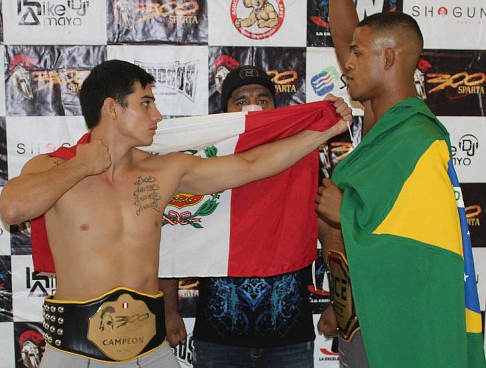 Jaime Córdoba (Perú) vs. Jefferson Goncalves (Brasil).