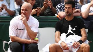 Rompieron palitos: Andre Agassi dejó de ser entrenador de Novak Djokovic