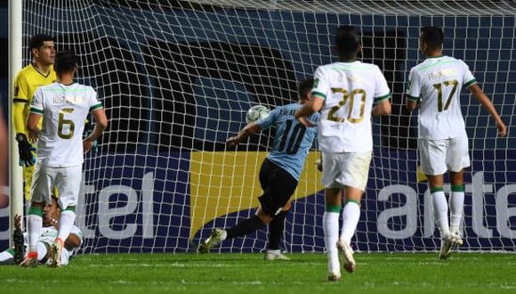 Uruguay venció 4-2 a Bolivia en el duelo por la fecha 6 de las Eliminatorias Qatar 2022. (Foto: Getty)