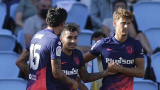 Con bronca al final: Atlético de Madrid venció 2-1 al Celta de Vigo por fecha 1 de LaLiga