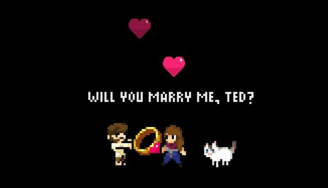 Ted y Lizzy, una historia de amor gamer (Foto: Twitter)