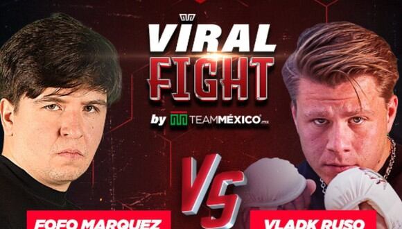 Fofo Márquez y VladK Ruso pelearán en Viral Fight 2023 | Foto: @viralfightmx