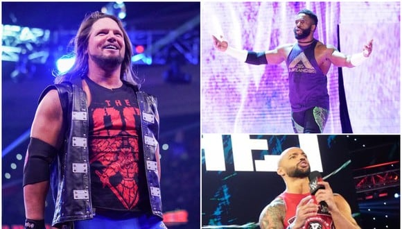 Los tres luchadores son miembros del elenco de Raw. (Foto: WWE)