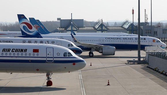 La medida es una respuesta a la prohibición de Beijing contra la reanudación de los viajes de las aerolíneas estadounidenses. (Getty)