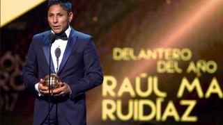 ¡Oro puro!: Raúl Ruidíaz fue elegido el mejor jugador del año de la Liga MX 2017