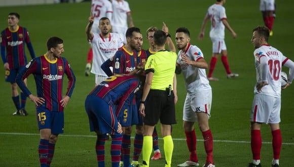 Barcelona le ganó por 3-0 al Sevilla en el Camp Nou por la Copa del Rey. (Foto: AS)