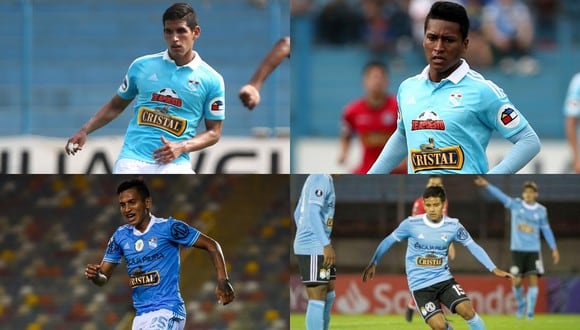 Abram, Aquino, Távara y Lora pasaron por las divisiones menores de Sporting Cristal. (Fotos: Agencias)