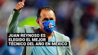 Juan Reynoso fue escogido el mejor entrenador del año de la Liga MX