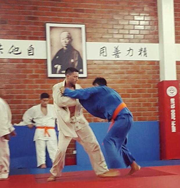 Luis Pajuelo en su etapa practicando judo. (Foto: Difusión)
