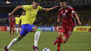 Colombia vs. Brasil (1-1): goles e incidencias del partido por el Sudamericano Sub 20