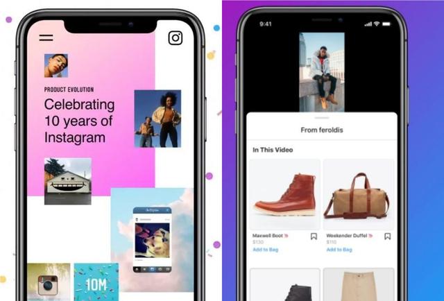 Las novedades por los 10 años de la app incluyen Shopping en IGTV. (Foto: Instagram)