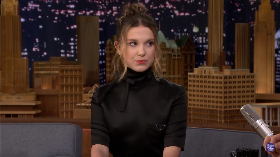 Millie Bobby Brown sorprende al cantar durante el show de Jimmy Fallon (Foto: Captura de pantalla)