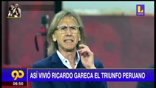 Perú vs. Venezuela: Así vivió Ricardo Gareca el triunfo de la blanquirroja
