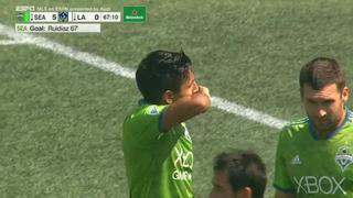 Empezó en la mitad de la cancha: Raúl Ruidíaz y el gol con el que se lució ante los Angeles Galaxy [VIDEO]