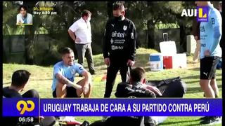 Uruguay se prepara para su encuentro con la selección peruana