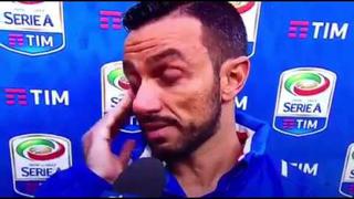 Jugador italiano rompe a llorar por ser acusado de pedófilo