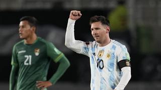 Con Messi histórico: Argentina goleó 3-0 a Bolivia por la fecha 10 de Eliminatorias