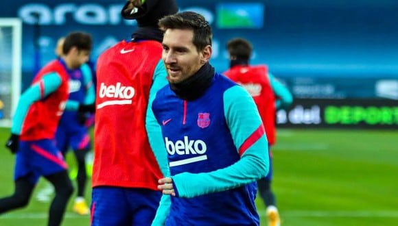 Lionel Messi tiene 4 goles con camiseta del Barcelona, en lo que va del 2021. (Foto: FC Barcelona)