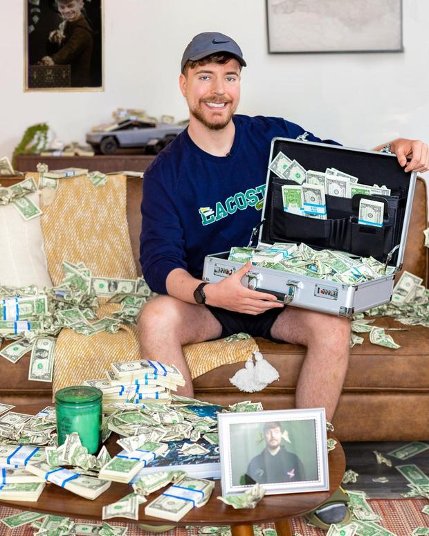MrBeast sortea dinero en efectivo a sus seguidores y ahora repartirá 50 mil dólares a cinco seguidores (Foto: MrBeast / Instagram)
