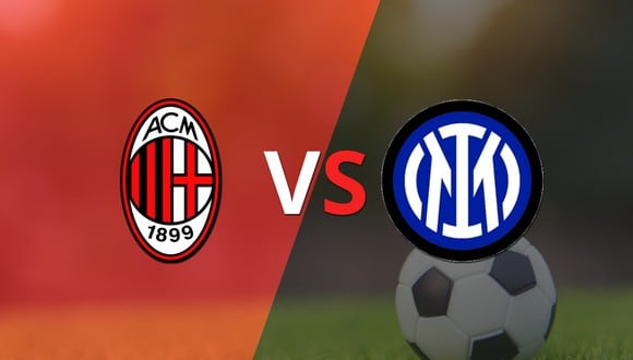 Milan y Inter empatan 1-1 y se van a los vestuarios