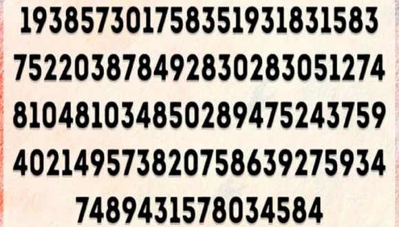 Acertijo visual numérico imposible: ¿puedes encontrar el número ‘521′ en esta composición? (Foto: Genial.Guru)