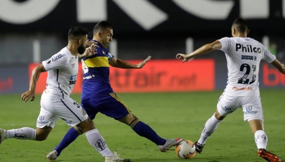 Santos venció a Boca 3-0 y jugará la final de la Copa Libertadores. (Foto: Conmebol)