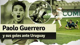 Perú vs. Uruguay: Así le fue a Paolo Guerrero cada vez que enfrentó a los ‘charrúas’