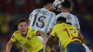 Colombia empata de manera agónica 2-2 ante Argentina en Barranquilla por las Eliminatorias