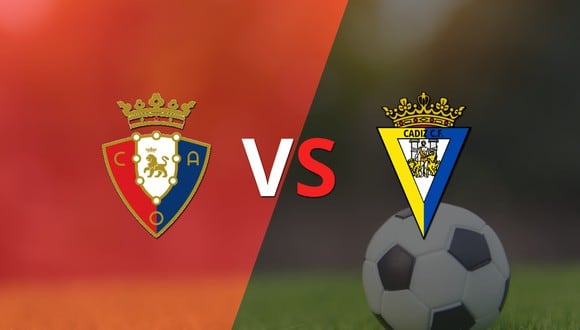 Osasuna y Cádiz se encuentran en la fecha 2