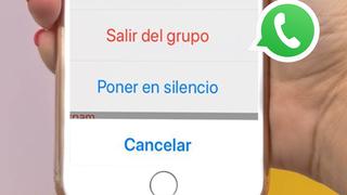 iOS: así puedes salirte de un chat grupal de WhatsApp y eliminarlo 