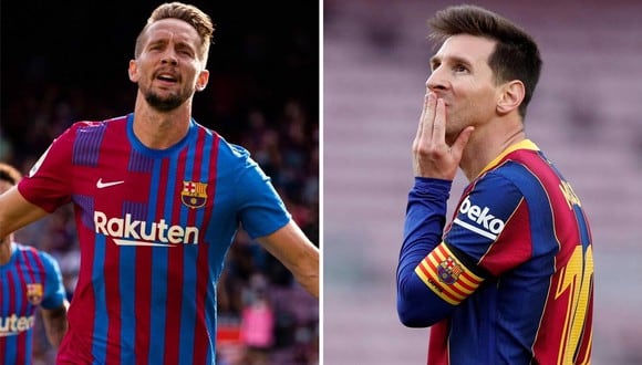 Luuk de Jong superó a Lionel Messi en goles en sus primeros 13 partidos en Barcelona. (Foto: EFE/Composición)