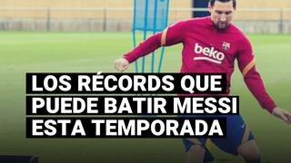 Conoce los récords que Lionel Messi puede batir en su nueva temporada con el FC Barcelona