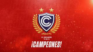 Cienciano Esports salió campeón del Torneo Nacional “Juega PES 11vs11″