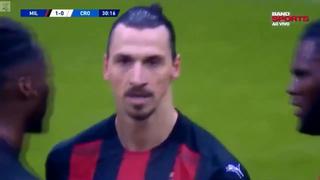 Es como el vino: Ibrahimovic marcó golazo en el AC Milan vs. Crotone tras genial pared con Rafael Leao