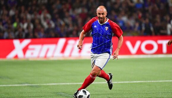 Christophe Dugarry, exseleccionado francés, jugó en Barcelona en 1997. (Getty)