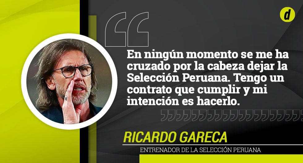 Las mejores frases de Ricardo Gareca en la conferencia de prensa.