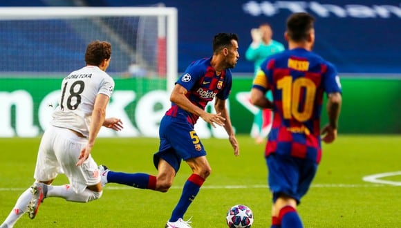 Lionel Messi se lamentó tras la bochornosa caída del Barcelona ante el Bayern Munich.