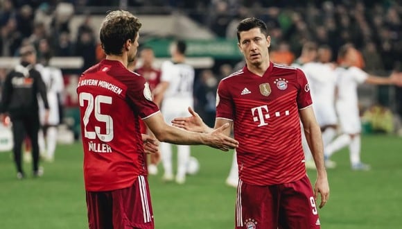Robert Lewandowski fue criticado por Ottmar Hitzfeld, exentrenador del Bayern Munich. (Foto: EFE)
